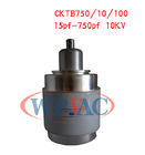Condensatore ceramico variabile 15~750pf 10KV di vuoto CKTB750/10/100 con poche perdite