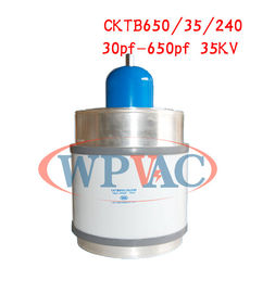 Prestazione variabile ad alta tensione della stalla del condensatore 30~650pf 35KV di vuoto ceramico